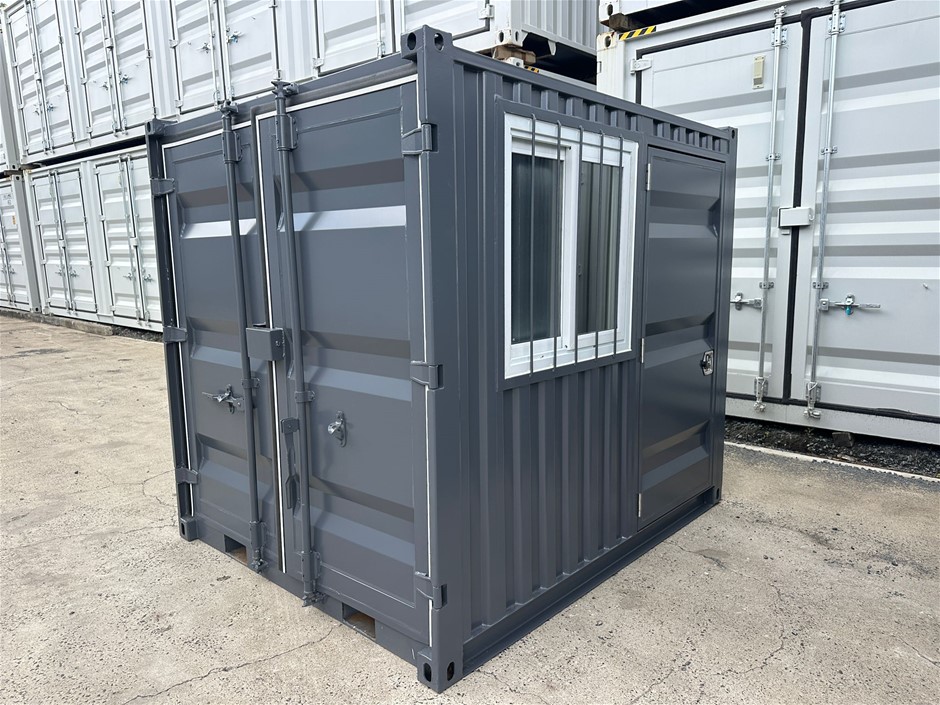 Unused 7FT Charcoal Storage Container