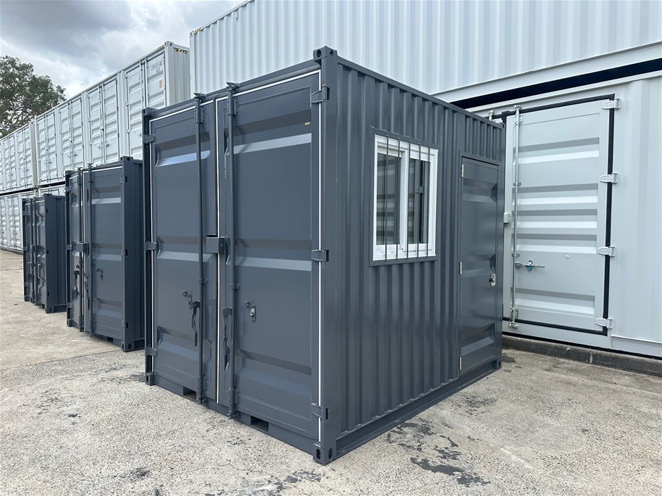 Unused 9FT Charcoal Storage Container