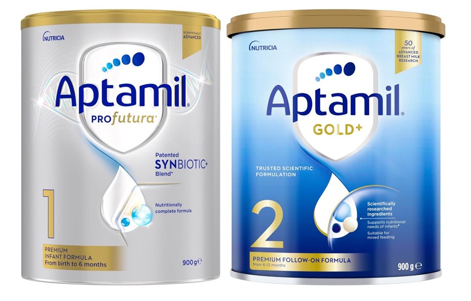 2 x Assorted APTAMIL Baby Formula, Comprising: 1 x Profutura 1 Premium, Bir