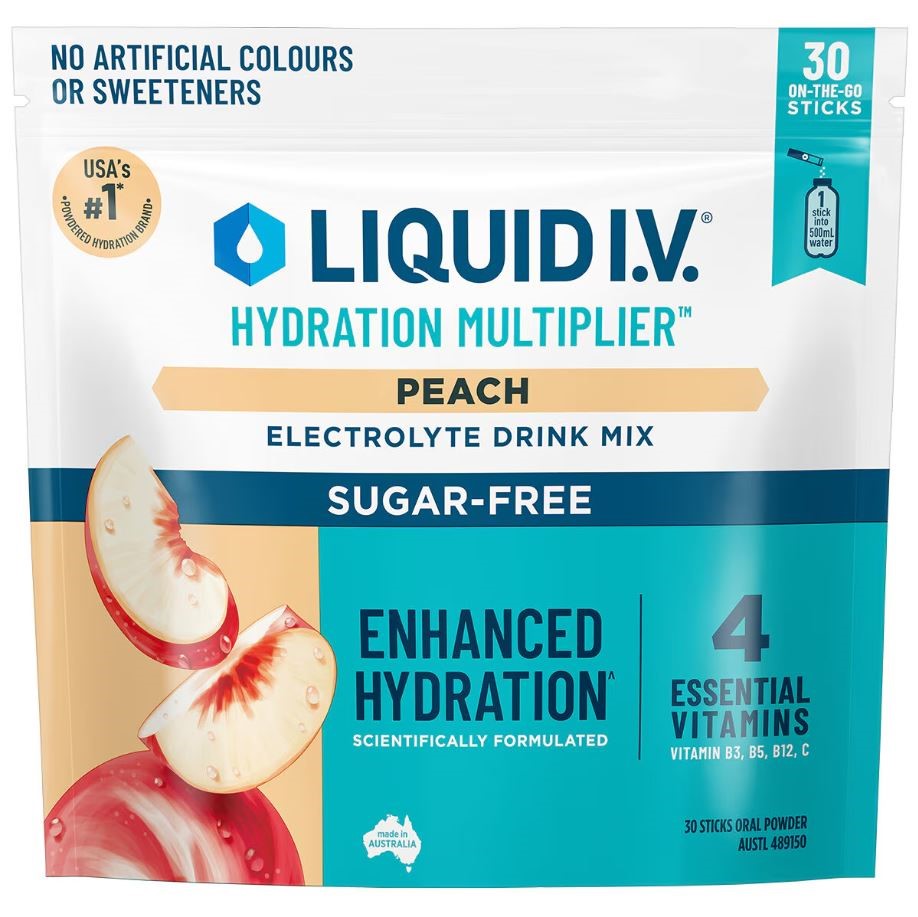 2 x Pack of 30pc LIQUID IV Sugar Free Hydration Multiplier Electrolyte Drin
