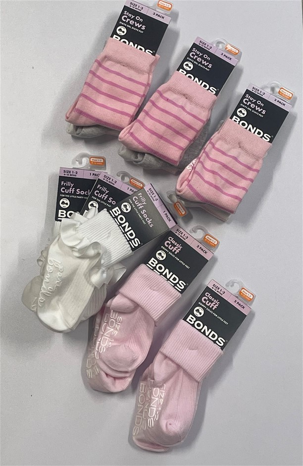 Bonds Assorted Children's Socks 16 Pairs In Total