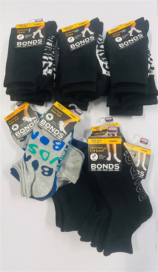 Bonds Assorted Children's Socks 29 Pairs In Total