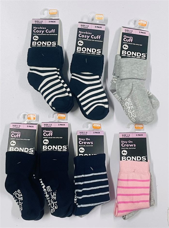 Bonds Assorted Children's Socks 13 Pairs In Total