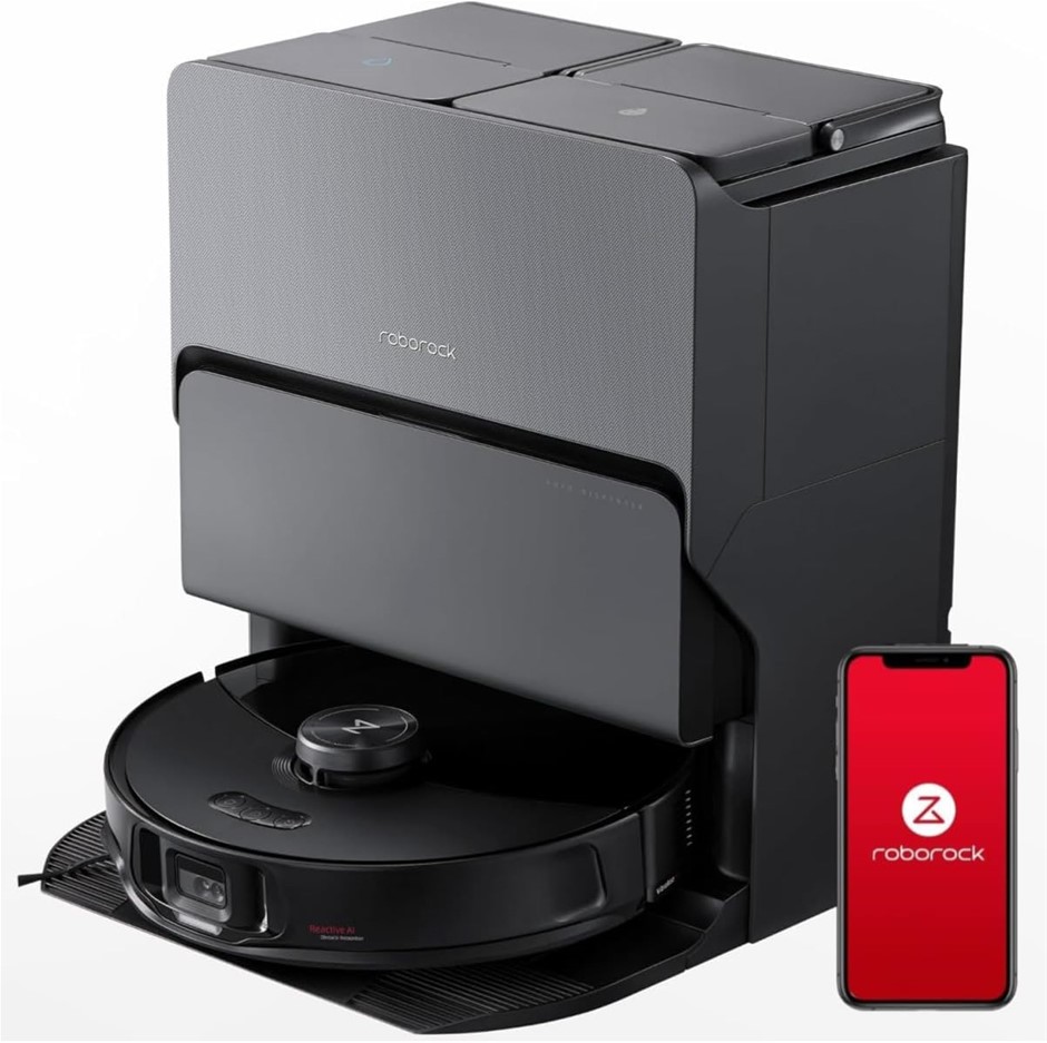 ROBOROCK S8 MaxV Ultra Robot Vacuum And Mop, 10000Pa Suction, Auto Drying.