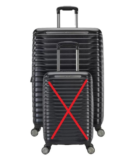 SAMSONITE Element XLT 2.0 Large Luggage, Large 75cm, Black. NB: Minor use,