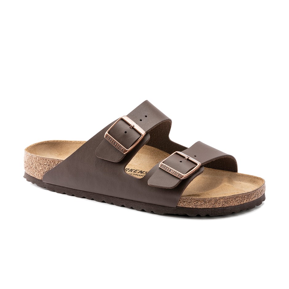 BIRKENSTOCK Arizona BS Sandals, Size 46, Dark Brown. Buyers Note - Discoun