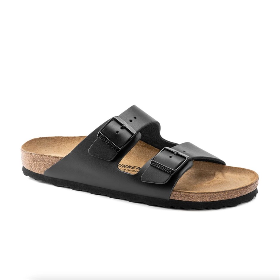 BIRKENSTOCK Arizona BS Sandals, Size 43, Black. Buyers Note - Discount Fre