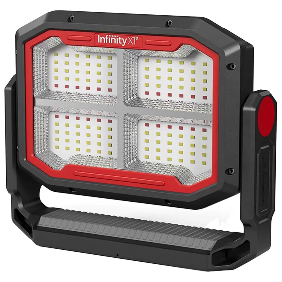 INFINITY X1 Dual Powered Solar Work Light, 3000 Lumen.
