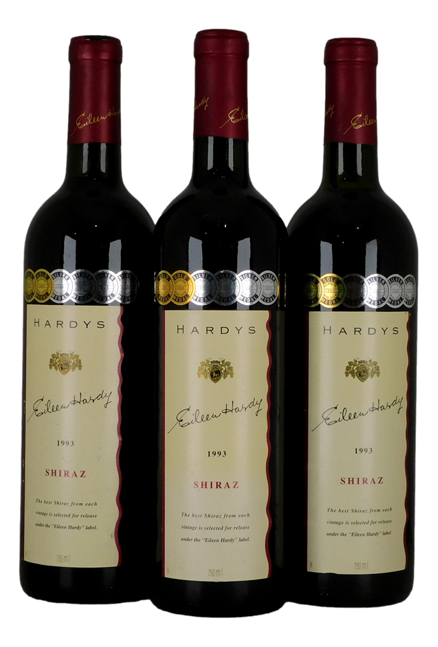 Hardys Eileen Hardy Shiraz 1993 (3x 750mL), SA.
