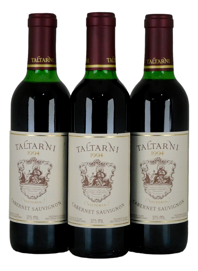 Taltarni Cabernet Sauvignon 1994 (3x 375mL), VIC.