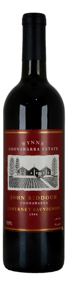 Wynns John Riddoch Cabernet Sauvignon 1994 (1x 750mL), Coonawarra.