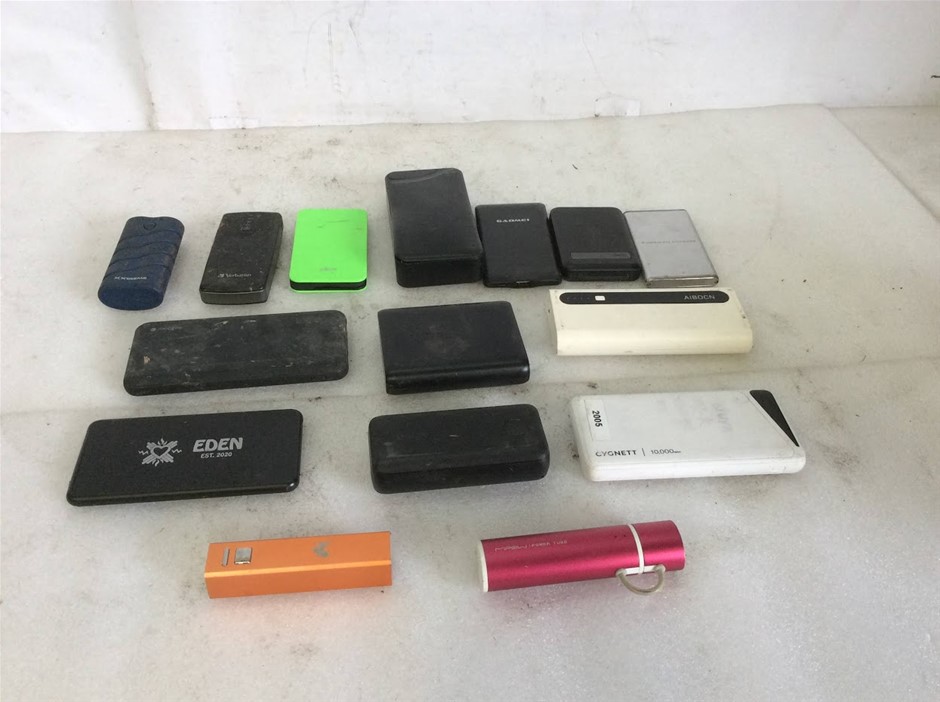 Mix Brand Mix Model Power Bank (Lot of 15)