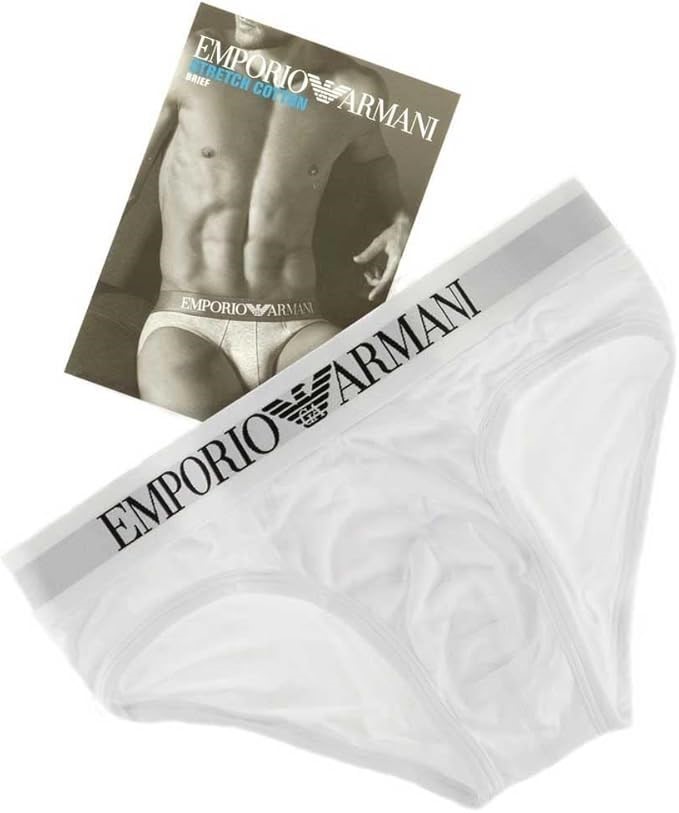 EMPORIO ARMANI Brief Iconic Logoband Men's Briefs (Pack of 1) - Size S