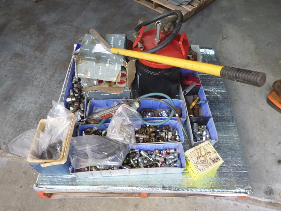 Hydraulic Fittings, Grease Drum Dispenser and More