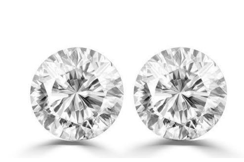 0.07 Carat round 2 white diamond