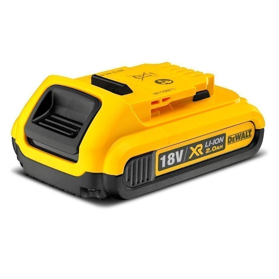 DeWALT 18V Lithium Ion Slide Battery 2.0Ah.