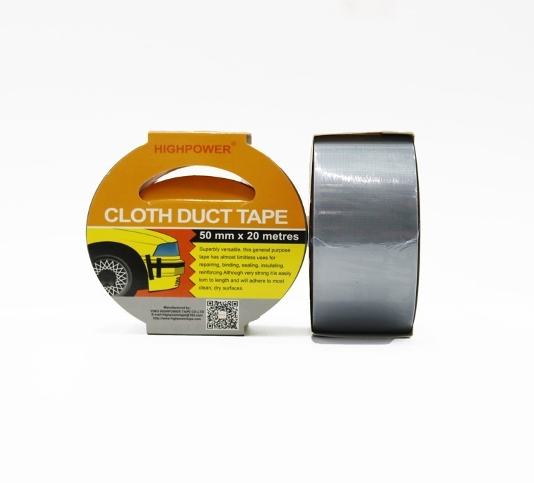 3 x HIGH POWER Cloth Duct Tapes, 48mm x 20M, Silver.