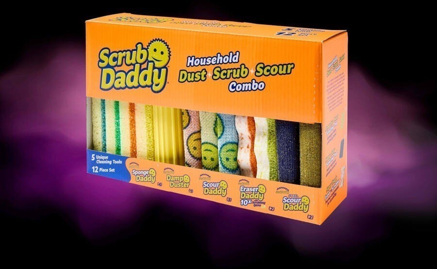 SCRUB DADDY 12pc Household Combo Set. NB: Not in original packaging.