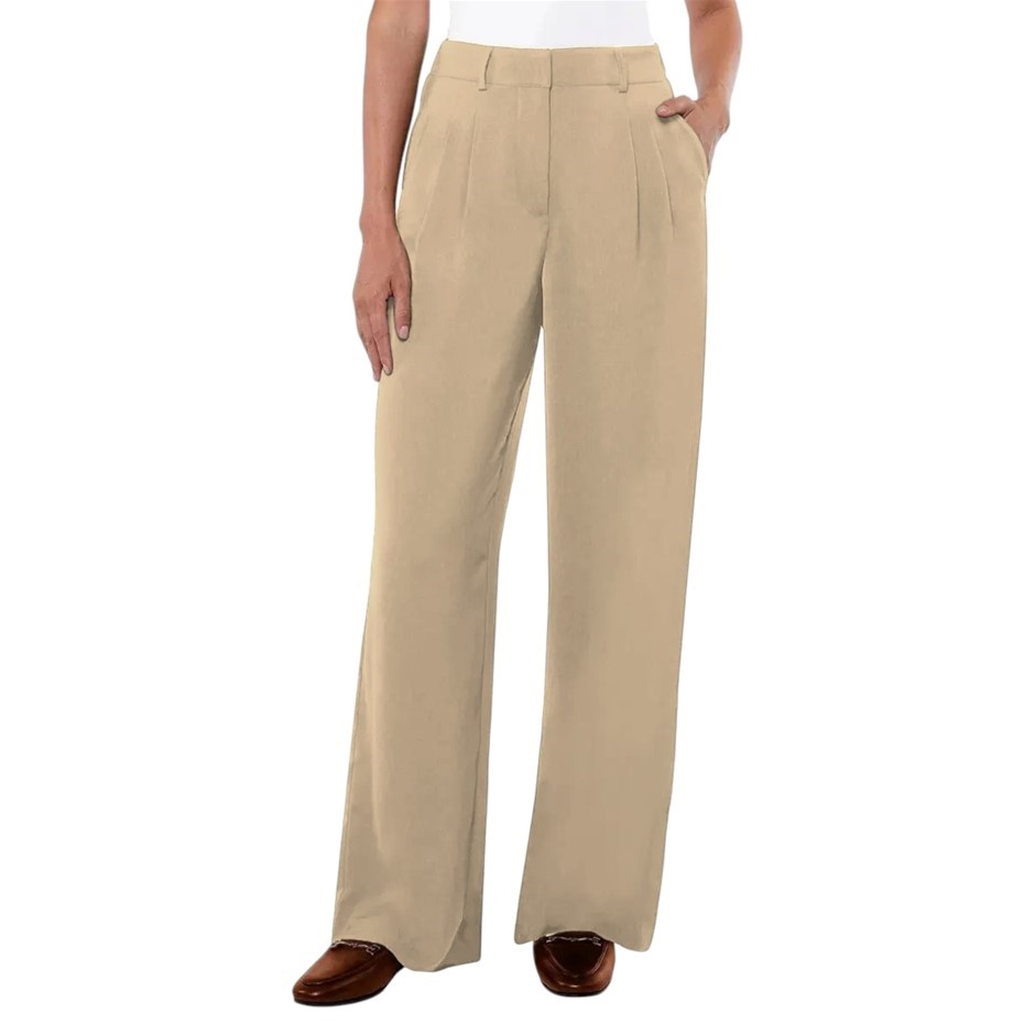 2 x MATTY M Women's Essential Trouser, Size XL, Camel.