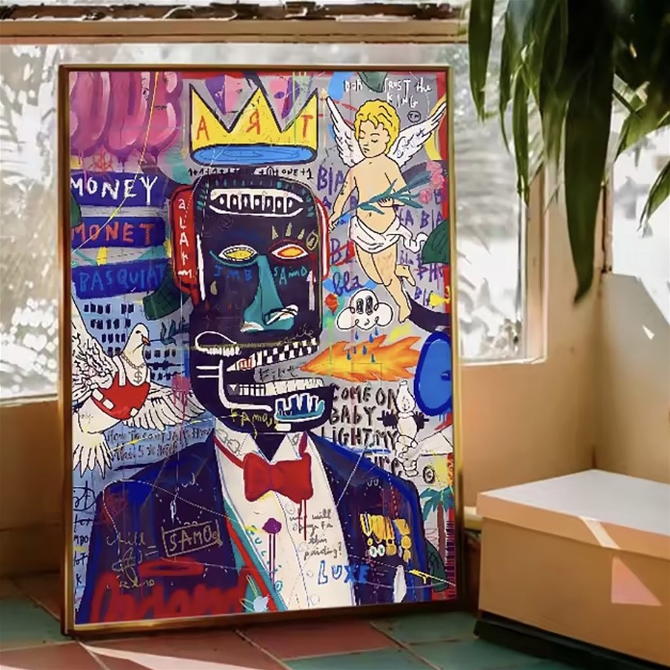 (After) Jean Michel Basquiat Graffiti Print