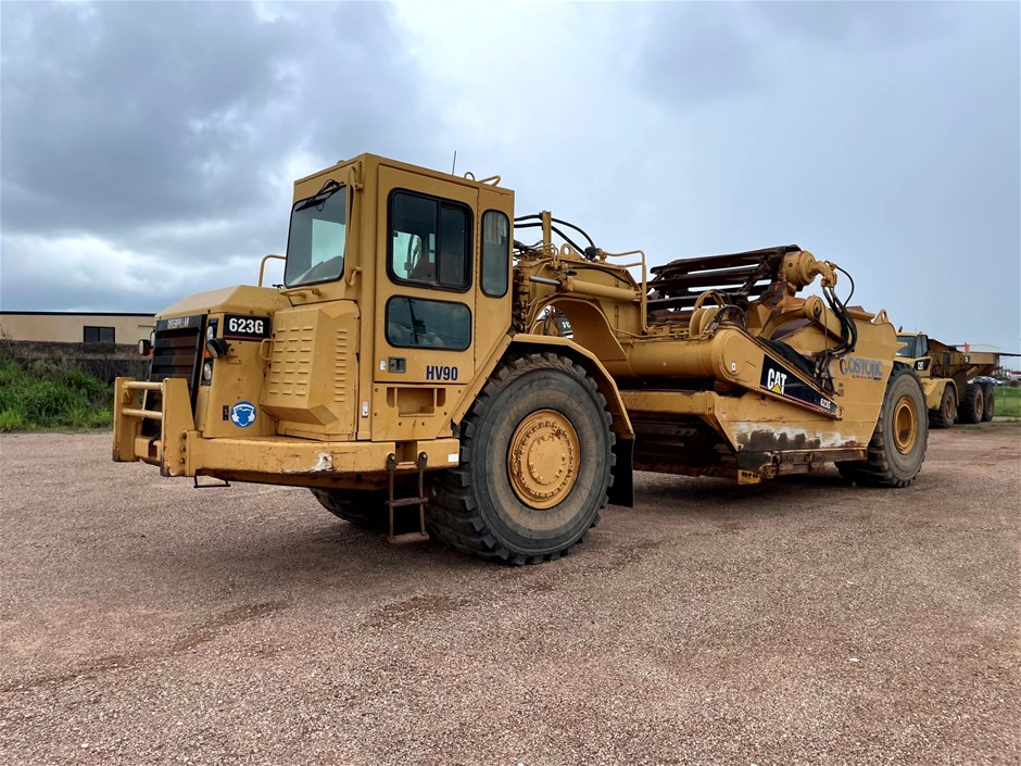 2002 CAT 623G Motor Scraper Elevating