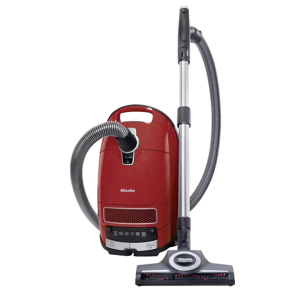 MIELE C3 Cat And Dog Powerline Vacuum, Ruby Red, Made in Germany. NB: Minor