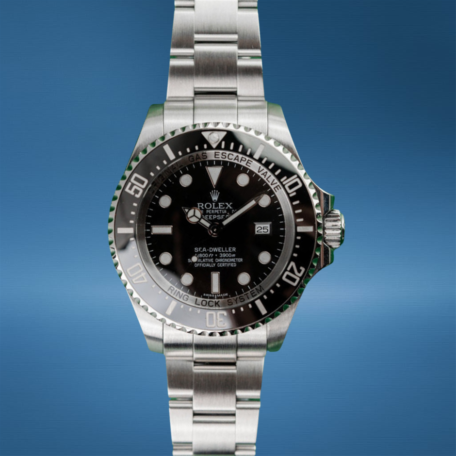 Rolex Sea-Dweller Deepsea 116660 Stainless Steel Black Dial 2011 Model BxP