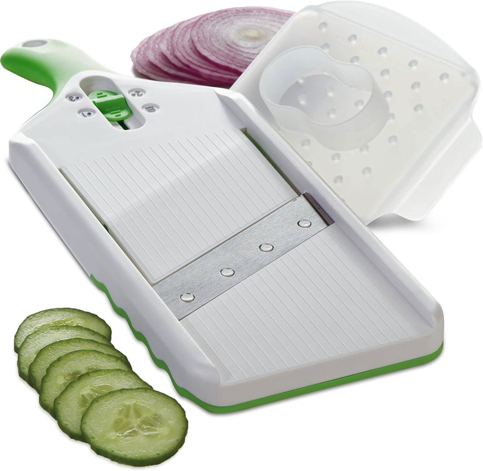 PROGRESSIVE 55222 Slice Mandoline, White/Green