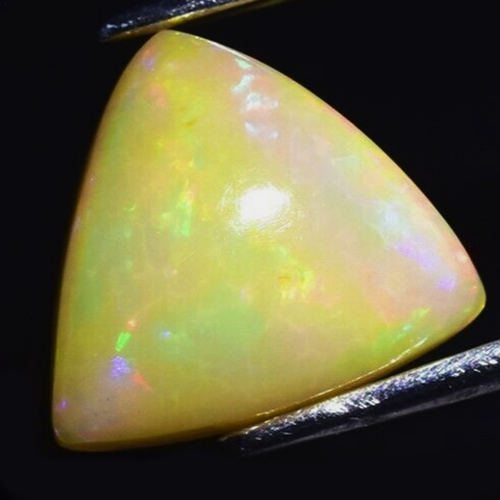 1.49ct Trillion Cabochon Cut Play-of-Color Opal Gemstone - 1Pc