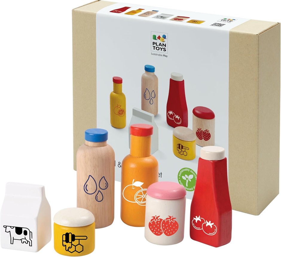 PLANTOYS Pretend Play Food & Beverage Set