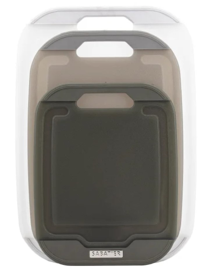 SABATIER Non-Slip Cutting Board Set, 3-Piece NB: not in box