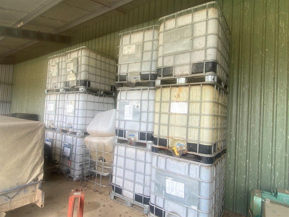 12 x Plastic IBC Tanks
