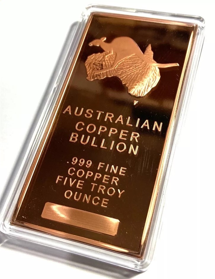 5 OZ Australian Sydney Harbor Bridge Ingot 999 Bullion in Cap ACB