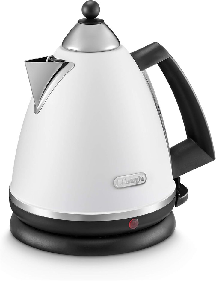 DELONGHI Argento KBX2016.W1 Kettle 1.7 L Removable Limescale Filter, Classi