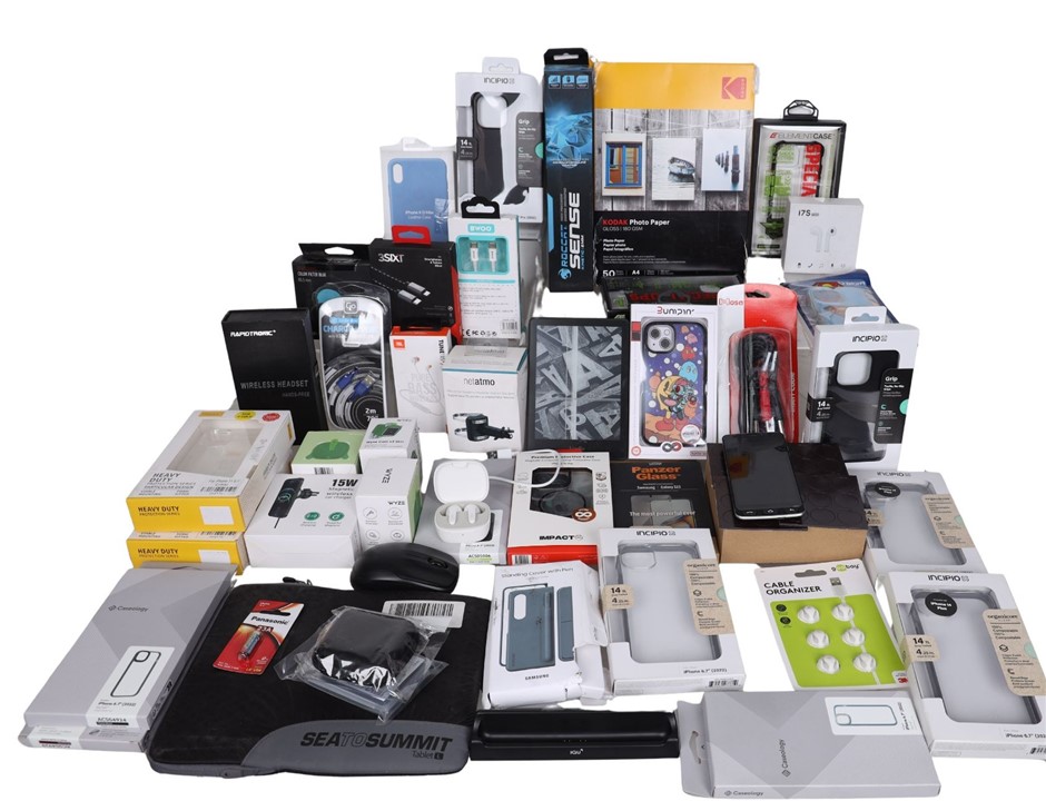 20 x Assorted Electronics and Accessories, INCL: APPLE, KODAK, JBL, ETC. NB