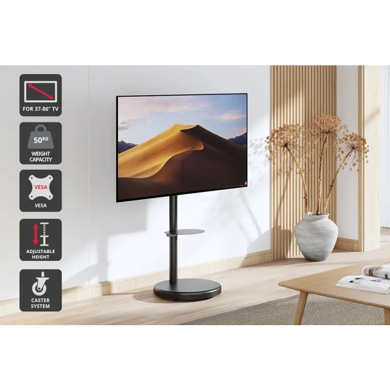 KOGAN Mobile Floor Stand Suitable for 37-86" TVs
