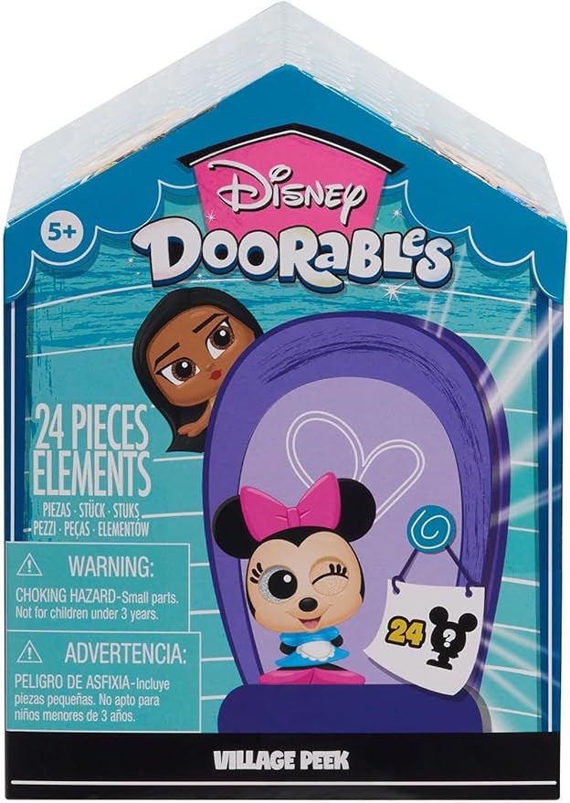 2 x DISNEY Doorables Village Peek, 24pcs, Kids Toys for Ages 5 Up.