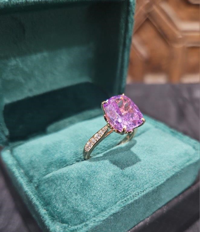 18K/Italy Solid Yellow Gold Filled Ring -(stamped)-Warranty Quality-8US