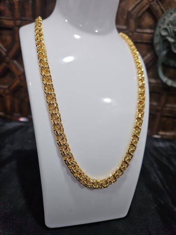 22K/Italy Solid Gold Filled Chain -(stamped 22K/Italy)50cm