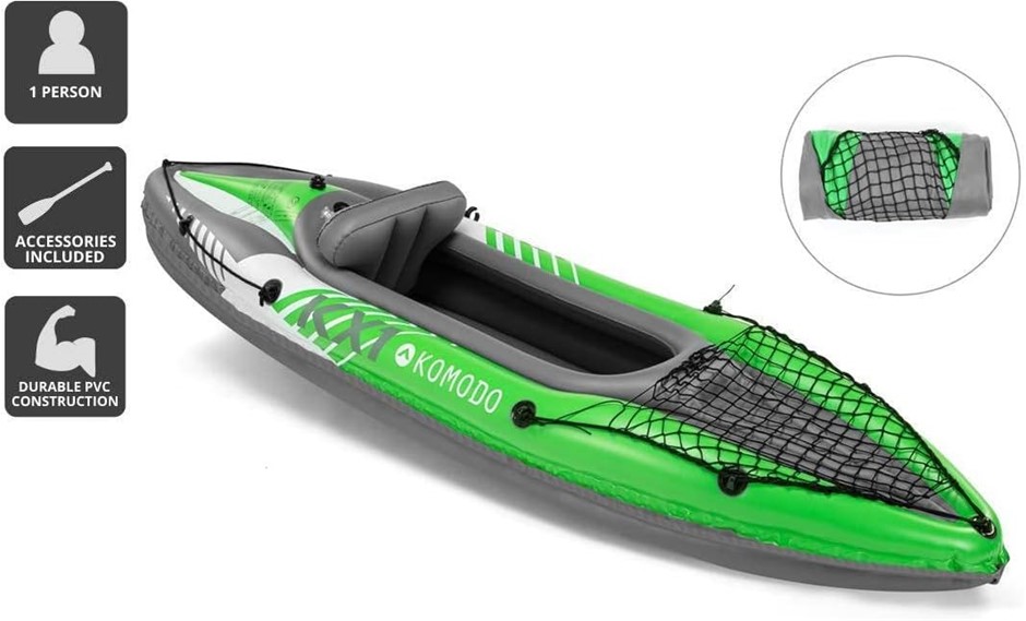 KOMODO KX1 Inflatable Kayak NB: Sealed