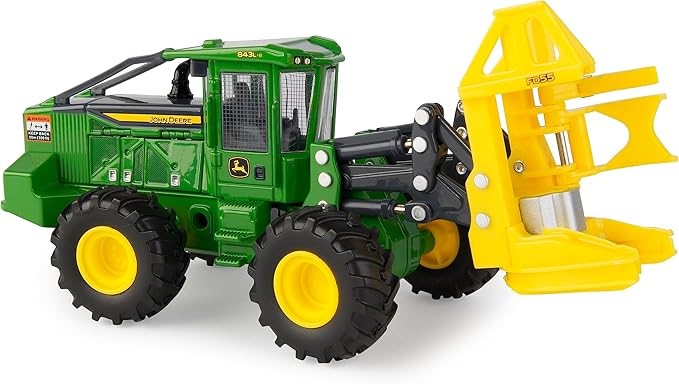 John Deere 1:50 Scale 843L-II Wheeled Feller Buncher Die-Cast Metal Replica