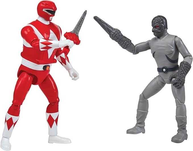 Power Rangers Mighty Morphin Re-Ignition - Auto-Morphin Red Ranger vs Putty