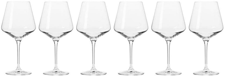 KROSNO Avant-Garde Wine Glass, Capacity: 460mL, 6 Piece Set, Model: KR0250.