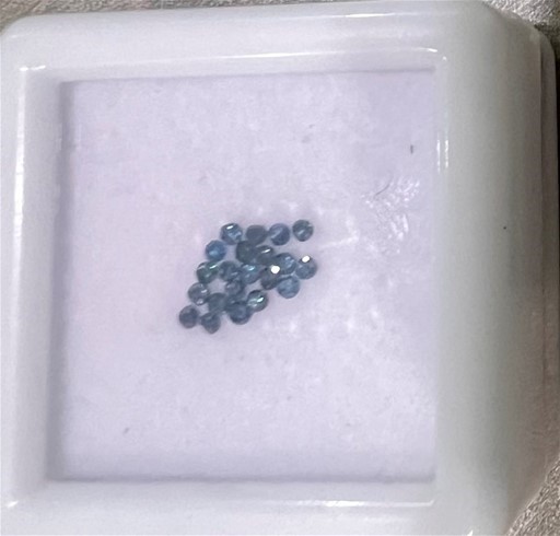 0.20 Carat Blue diamond various HPHT 0.20 Carat Blue diamo