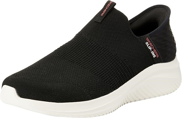 SKECHERS Men's Ultra Flex 3.0 Smooth-Step Shoes, Size US11, Black (BLK), 23