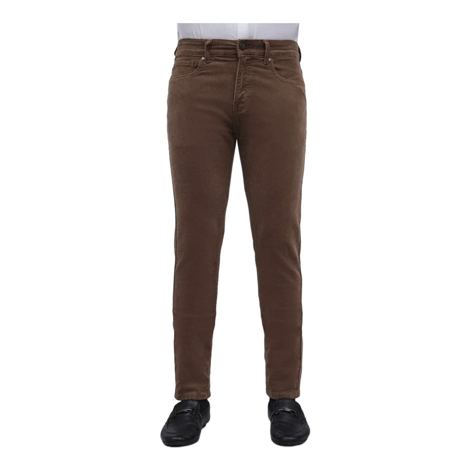 ENGLISH LAUNDRY Men's Premium Corduroy Pants, Size 34x30, 98% Cotton, Khaki