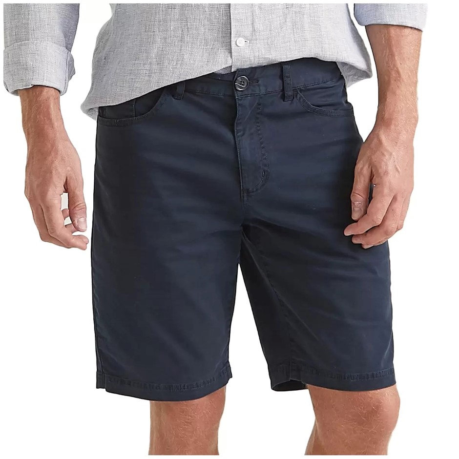 SABA Men's Shorts, Size 40, 97% Cotton, Navy, AG18405. Buyers Note - Disco