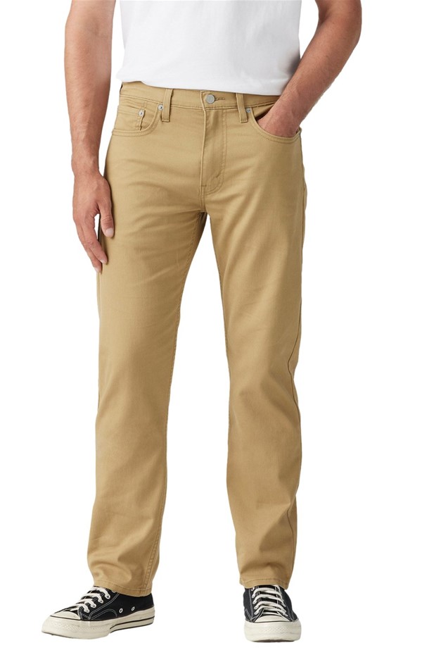 LEVI'S Men's 502 Taper Pant, Size 38x32, 56% Cotton, Cafe (1632), 295071632