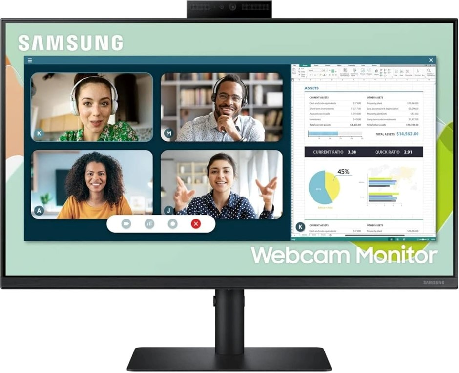 SAMSUNG S4-24 Inch 1920x1080 FHD (16:9) - Professional Monitor with 75Hz Re