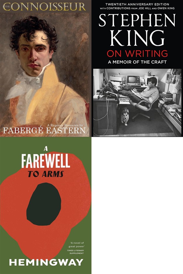 3 x BOOKS: The Connoisseur: Regency Romance by Fabergé Eastern + A Farewell